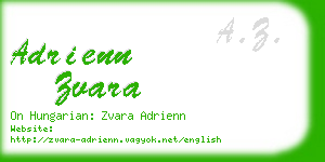 adrienn zvara business card